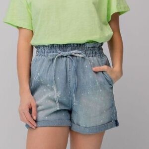 Easel Denim Blue Jean Shorts